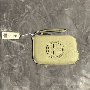 Tory Burch Miller Wristlet with Logo